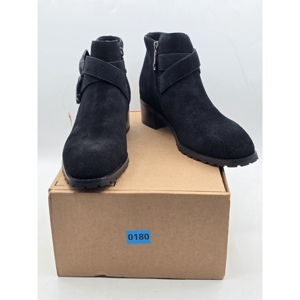 BLONDO Women's Waterproof SWAY‎ FASHION BOOT SIZE 9 M Black Suede